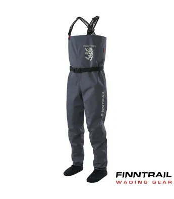 Finntrail Timber DarkGrey Stocking Foot Waders